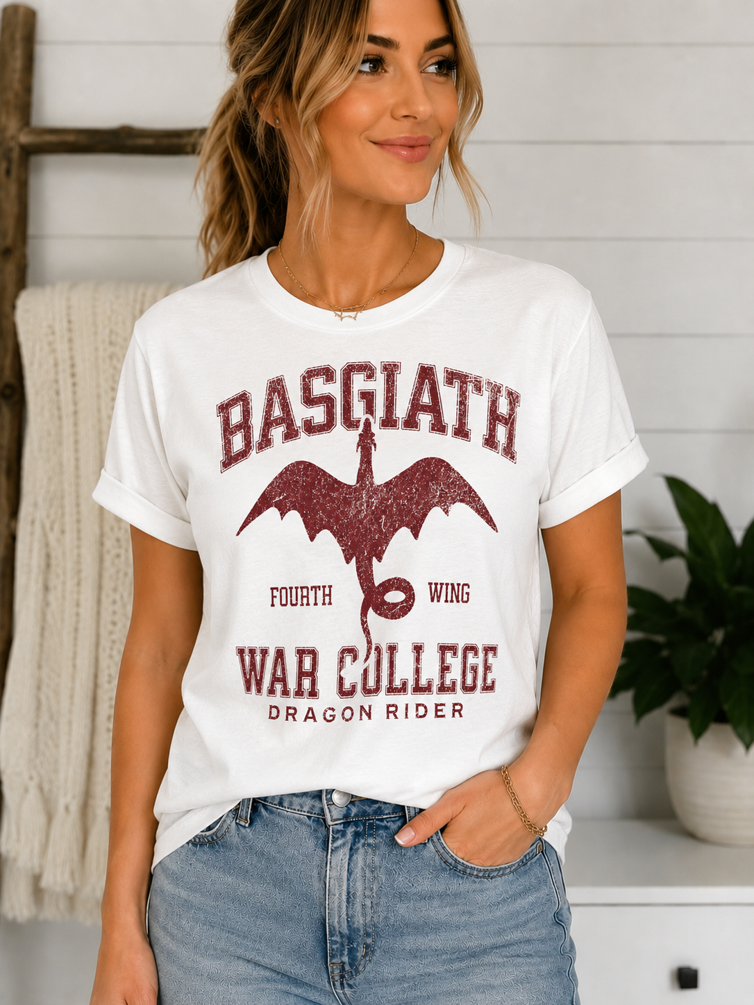 4th Wing Basgiath War College T-Shirt