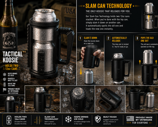 Tactical Reload Koosie | Customizable Option Available