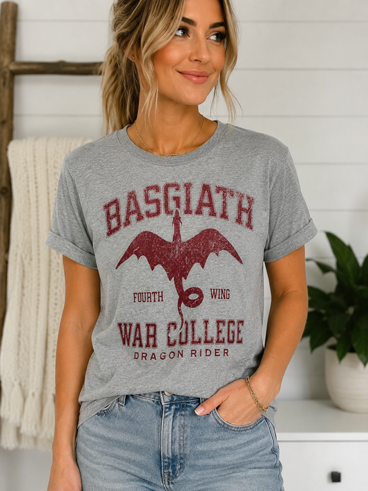 4th Wing Basgiath War College T-Shirt